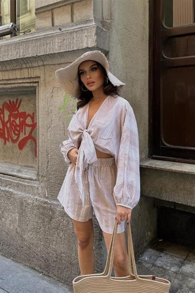 Mandy Keten Şort Takım 9810-0025