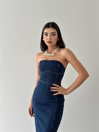 Masi Straplez Elbise