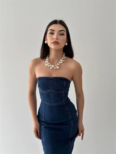 Masi Straplez Elbise