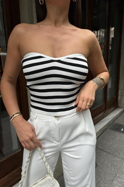 Mathilde Straplez Crop Top 3271-01