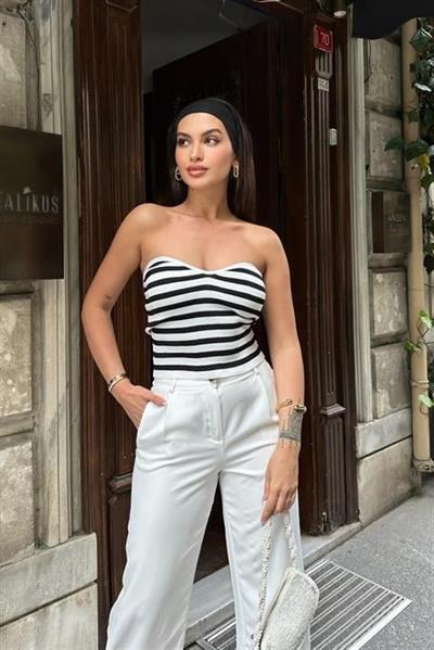 Mathilde Straplez Crop Top 3271-01