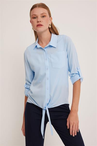 Mavi Viskon Gömlek 20237