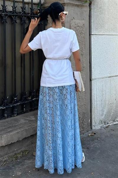 Maxi Dantel Etek 4047