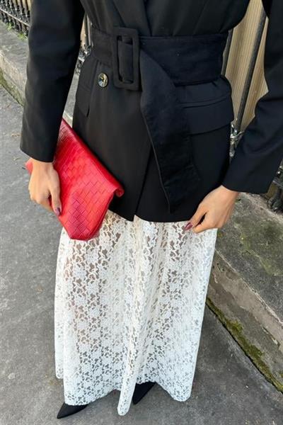 Maxi Dantel Etek 4047