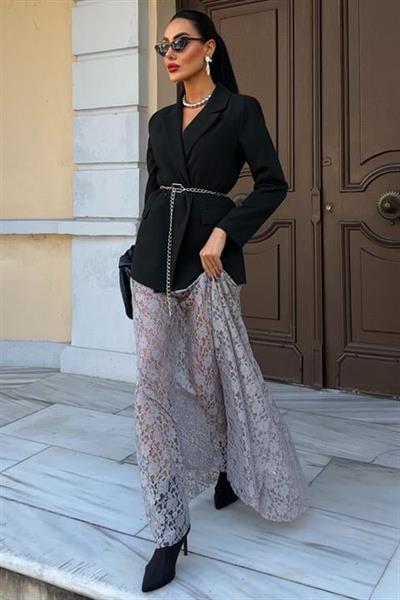 Maxi Dantel Etek 4047