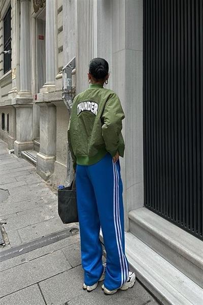 Michonne Ribanalı Bomber Ceket 7059 -08