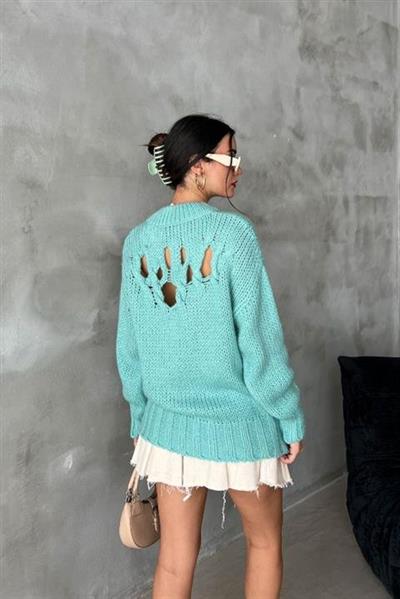 Midred Cut Out Triko Kazak 1200-09