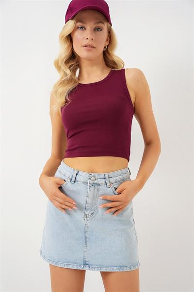 Mini Kot Etek 8049 - Mavi