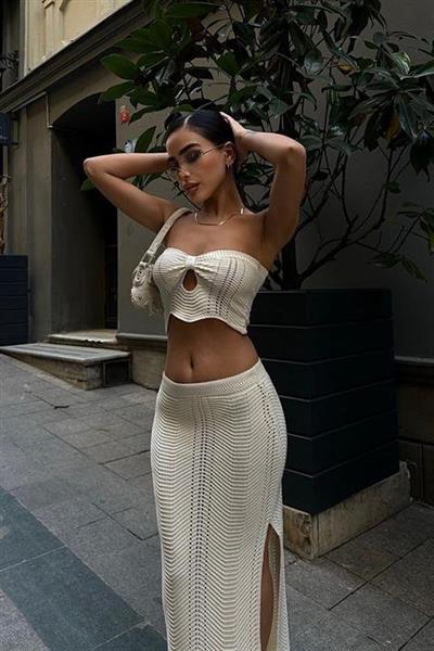 Mischa Cut Out Ajurlu Takım 9839