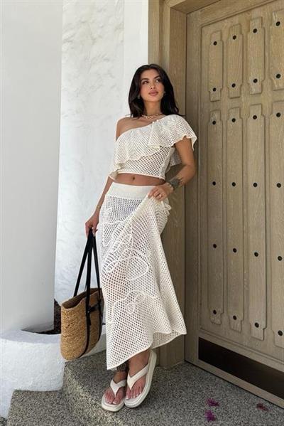 Nadia Fırfır Detaylı KroşeTakım 9866