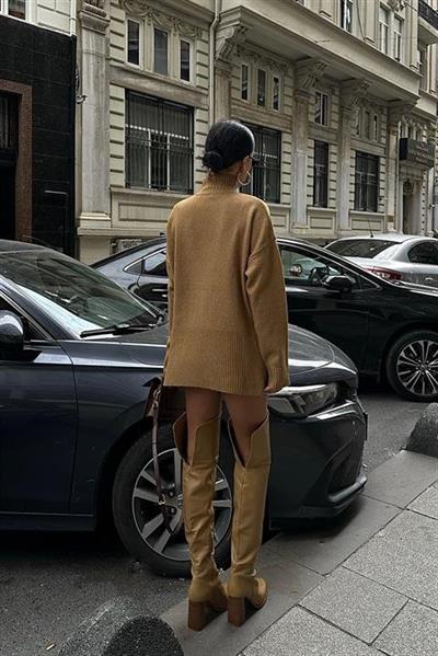 Nakış Detaylı Triko Kazak 1340