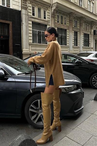 Nakış Detaylı Triko Kazak 1340