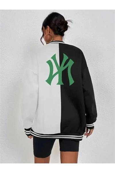 Nakışlı Kolej Ceket - Siyah