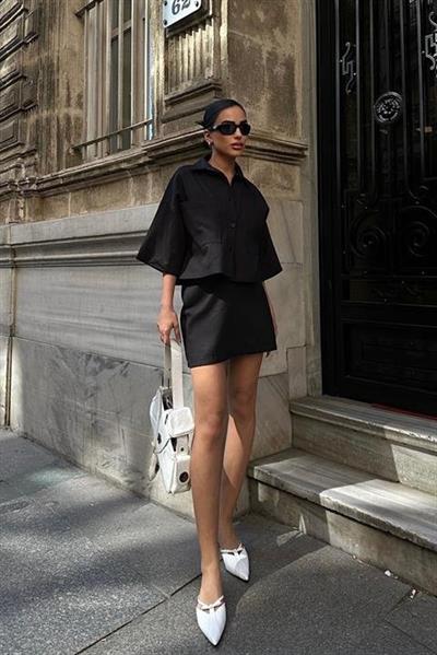 Naomi Gabardin Etek Takım 9740-08