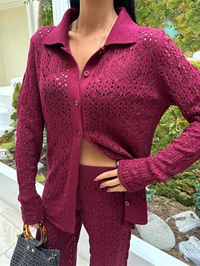 Odette Ajurlu Triko Pantolon Takım 9934