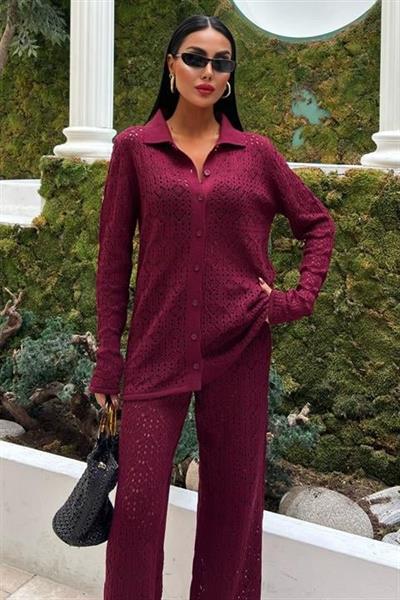 Odette Ajurlu Triko Pantolon Takım 9934