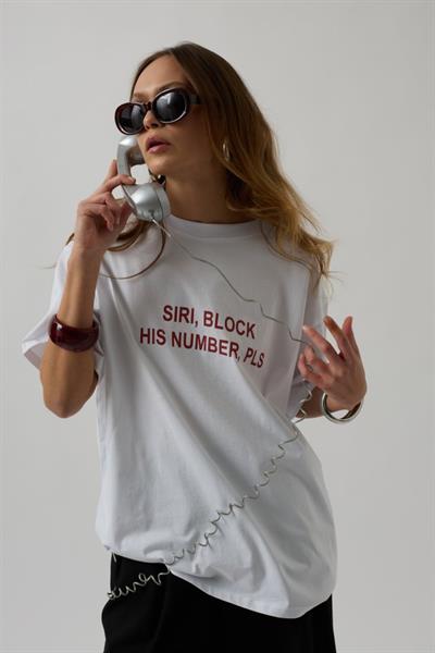 Ön Baskılı Oversize T-Shirt