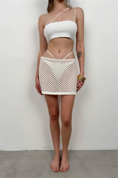 Örgü Mini Etek