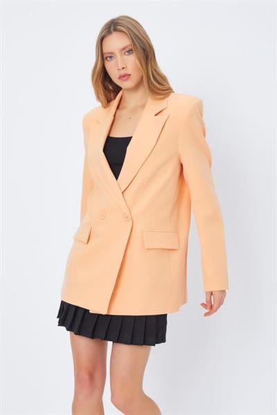 Oversize Blazer Ceket - Kavuniçi