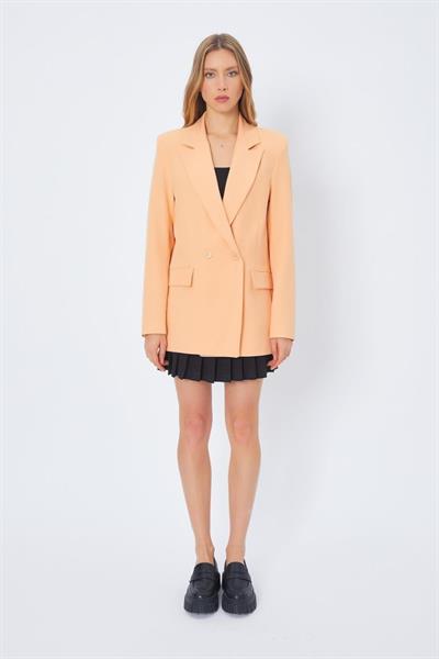 Oversize Blazer Ceket - Kavuniçi