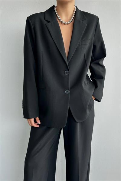 Oversize Ceket - Siyah
