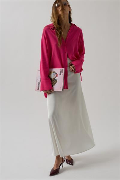 Oversize Keten Gömlek