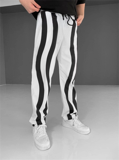 Paraşüt Kumaş Eşofman - Beyaz