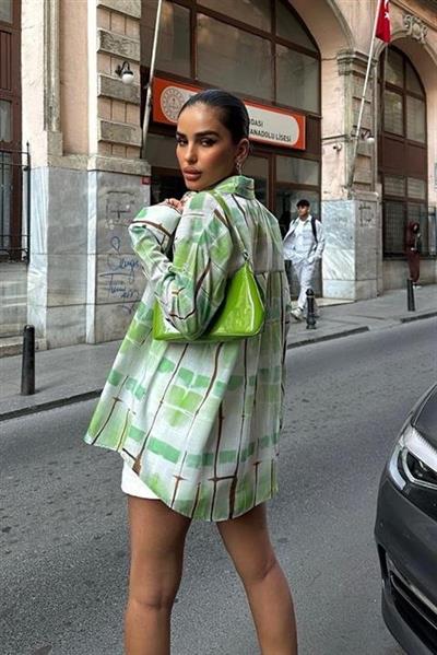 Perry Flamlı Keten Gömlek 3376-08