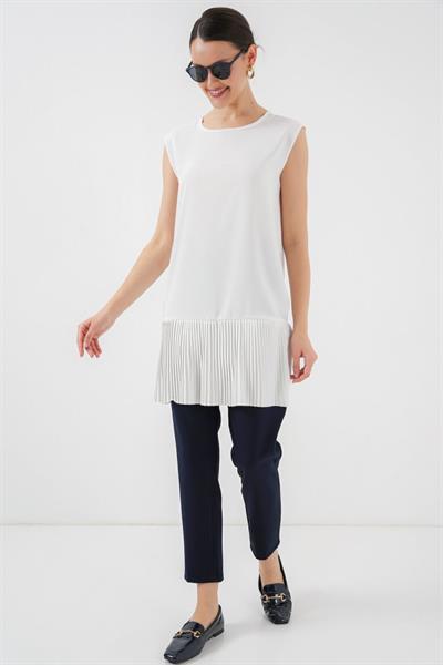 Piliseli Kolsuz İçlik 2493 - Beyaz