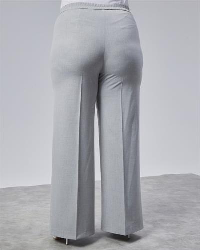 Poly Viscose Full Lycra Beli̇ Lasti̇kli̇ Battal Pantolon