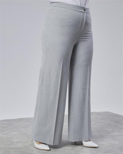 Poly Viscose Full Lycra Beli̇ Lasti̇kli̇ Battal Pantolon