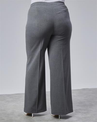 Poly Viscose Full Lycra Beli̇ Lasti̇kli̇ Battal Pantolon