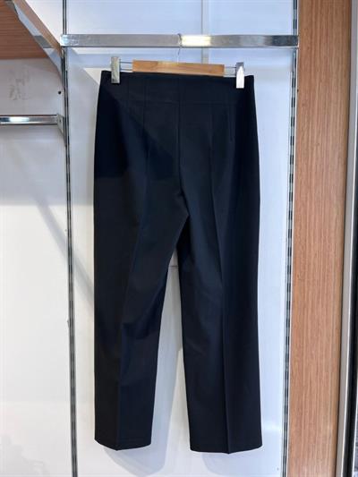 Poly Viscose Yüksek Bel Pervazli Pantolon