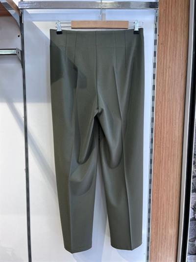 Poly Viscose Yüksek Bel Pervazli Pantolon