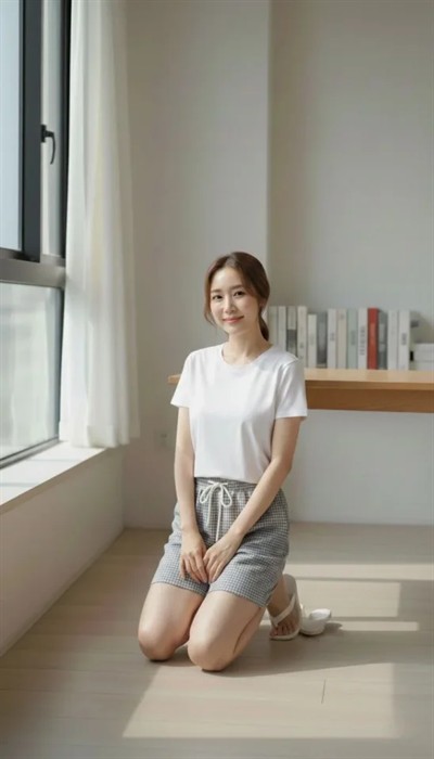 Pötikareli Şort – Beli Lastikli Bağcıklı, Cepli, Rahat Kesim Günlük Yazlık Şort - Füme