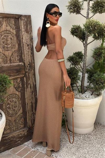 Püskül Detaylı Mayokini Elbise 2870