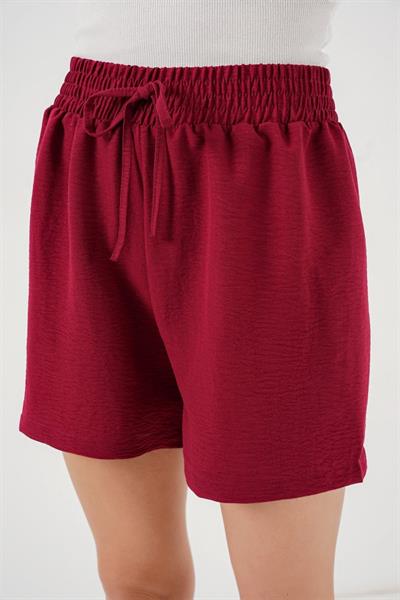 Rahat Kalıp Şort 5327 - Kırmızı