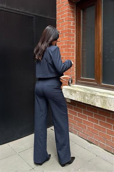 Renata Çizgili Pantolon Takım 9568-24
