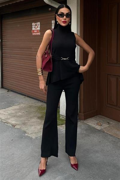 Rose Dik Yaka Fitilli Takım 9946