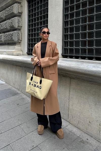 Rossie Uzun Kaşe Kaban 7061