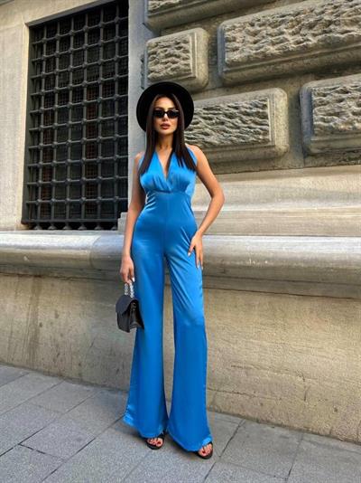 SATEN BÜSTİYER TULUM - Mavi