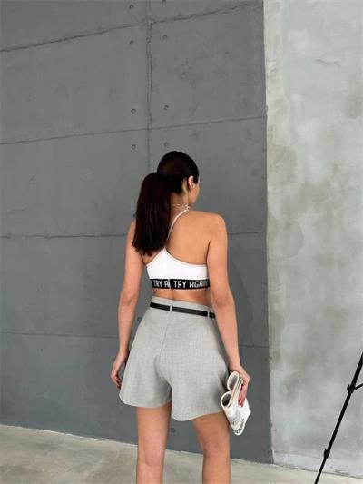 ŞORT ETEK - Gri