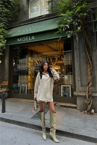 SÜET GÖMLEK - Taş