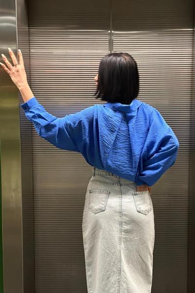 Saks Tek Cepli Bedensiz Cruz Gömlek