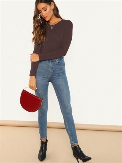 Sandy Kumaş Bodysuit