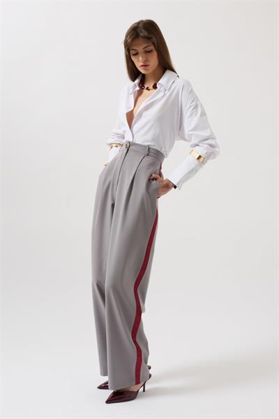 Şerit Detay Palazzo Pantolon