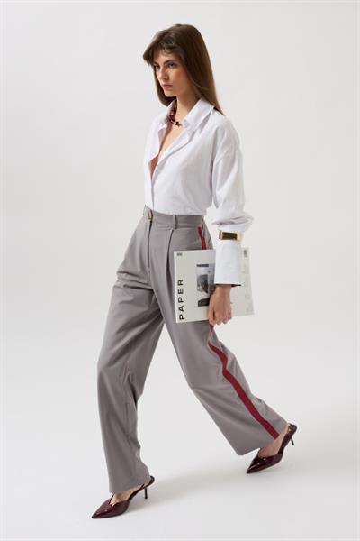 Şerit Detay Palazzo Pantolon