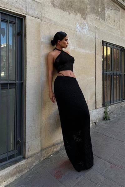 Sidney Kroşe Crop Takım 9843