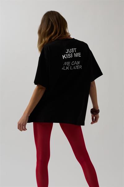 Sırt Baskılı Oversize T-Shirt