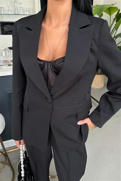 Sırt Dantel Detay Premium Takım Elbise 10031